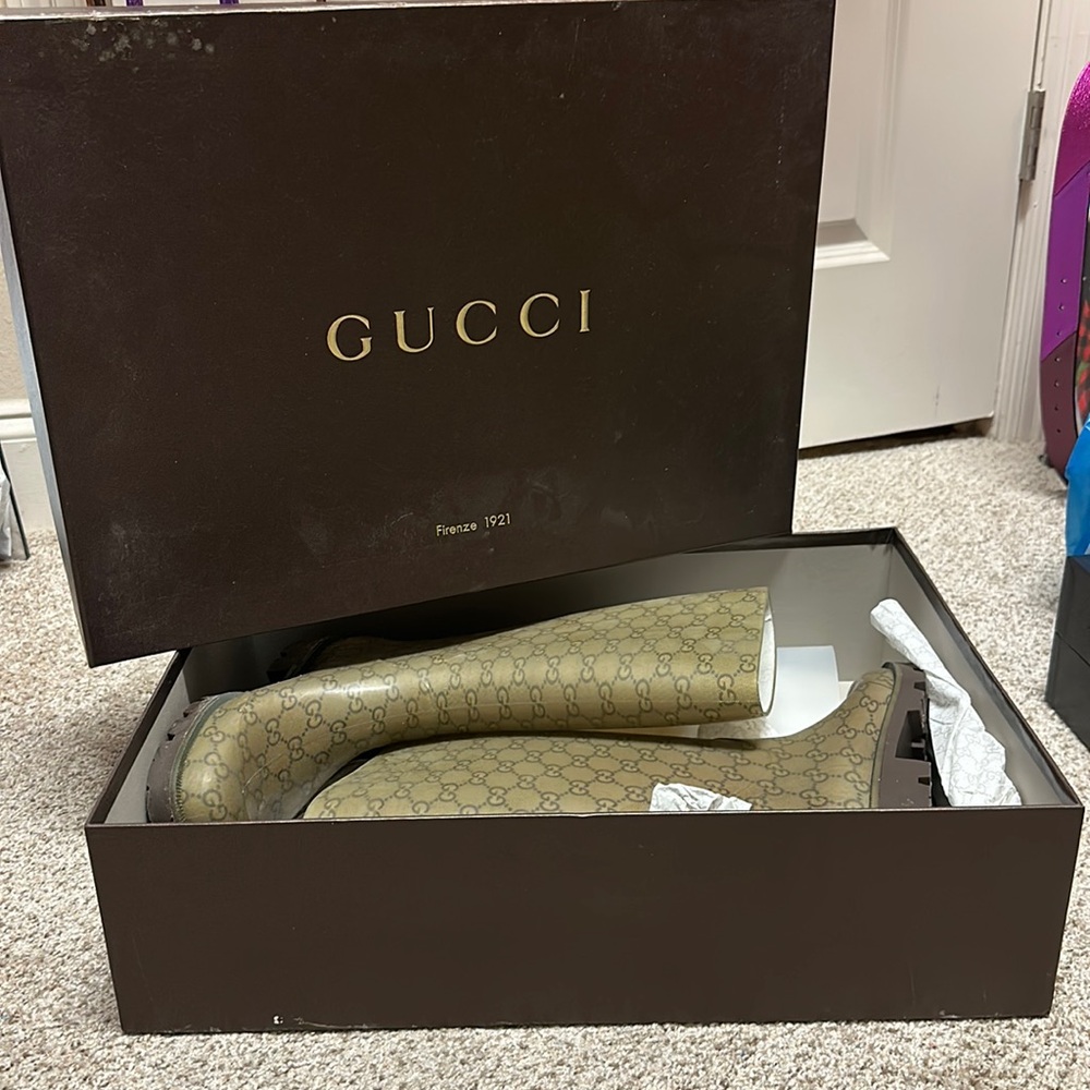 Gucci Rubber Rain boots